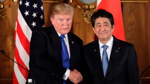 Abe Trump meeting